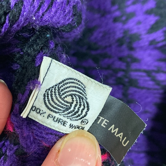 Vintage 80’s Stowe Woolens Vermont wool sweater men’s large - Picture 7 of 8